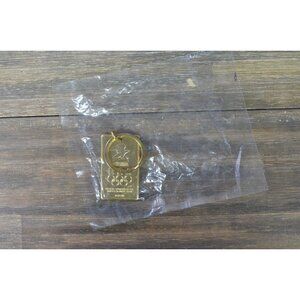 1992 Olympic USPS Key Ring Gold Tone Metal USA Team